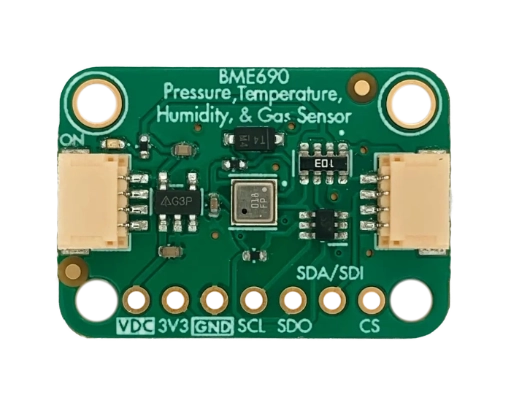 Front view of the BME690 breakout board